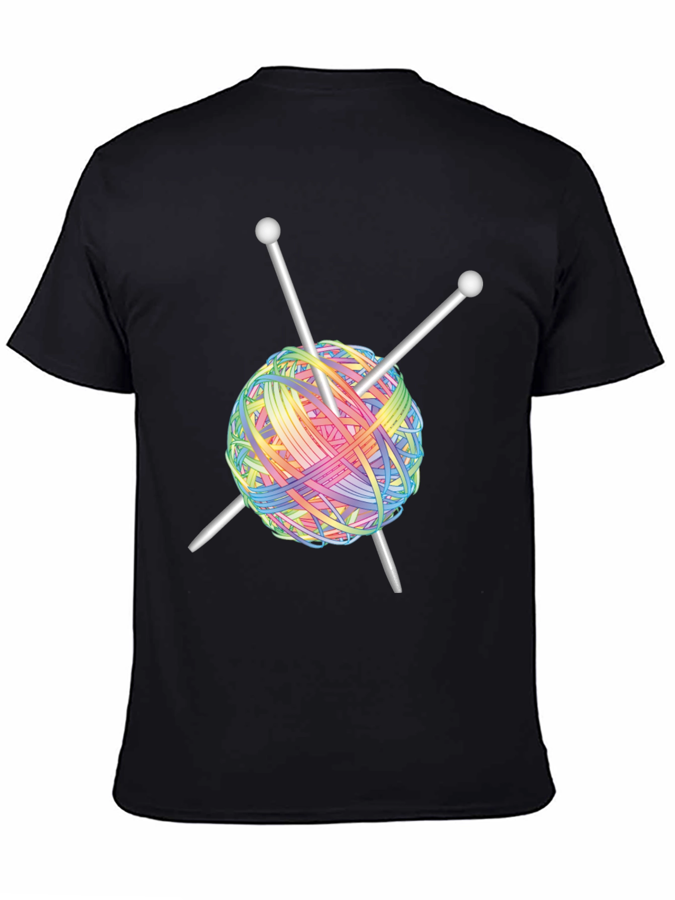Knitting Yarn T-Shirt - Perfect for Craft Lovers!
