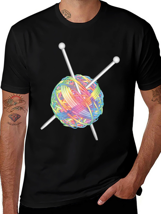 Knitting Yarn T-Shirt - Perfect for Craft Lovers!