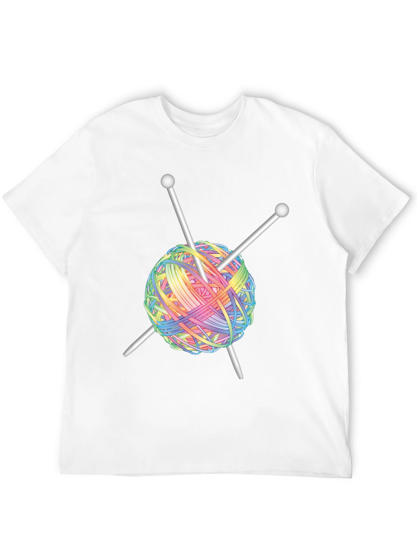 Knitting Yarn T-Shirt - Perfect for Craft Lovers!