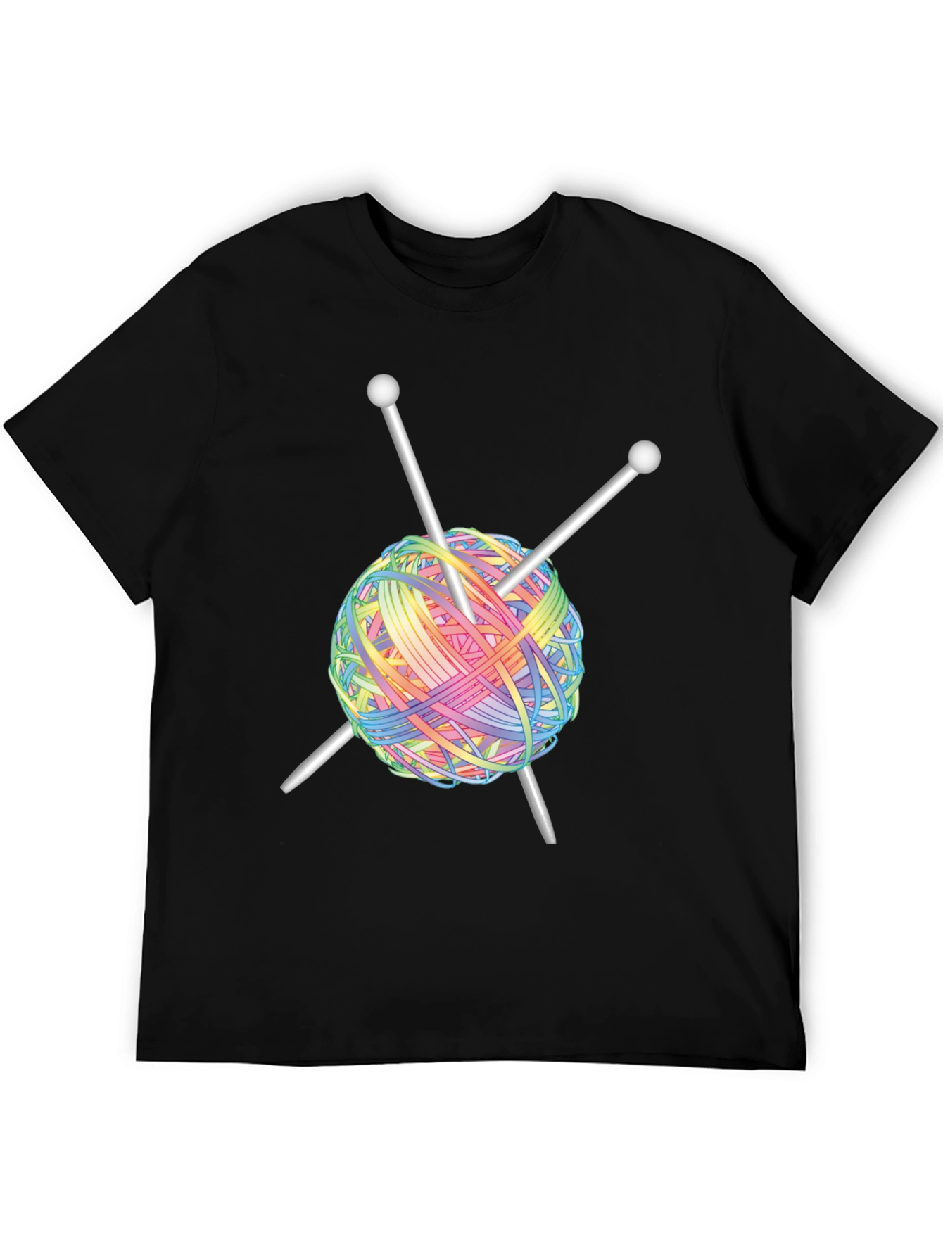 Knitting Yarn T-Shirt - Perfect for Craft Lovers!