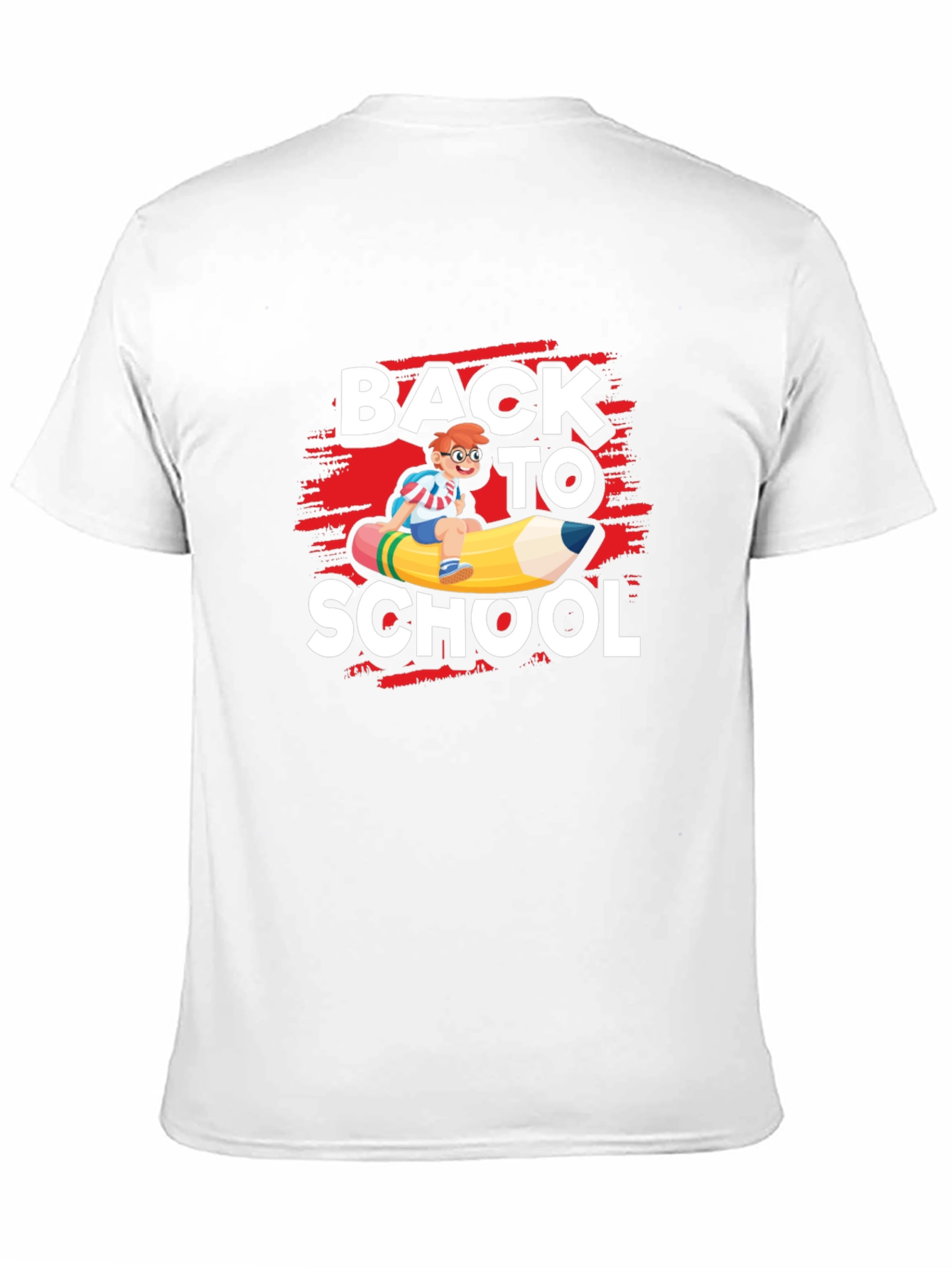Back To School T-Shirt - Pencil Rider Graphic Tee