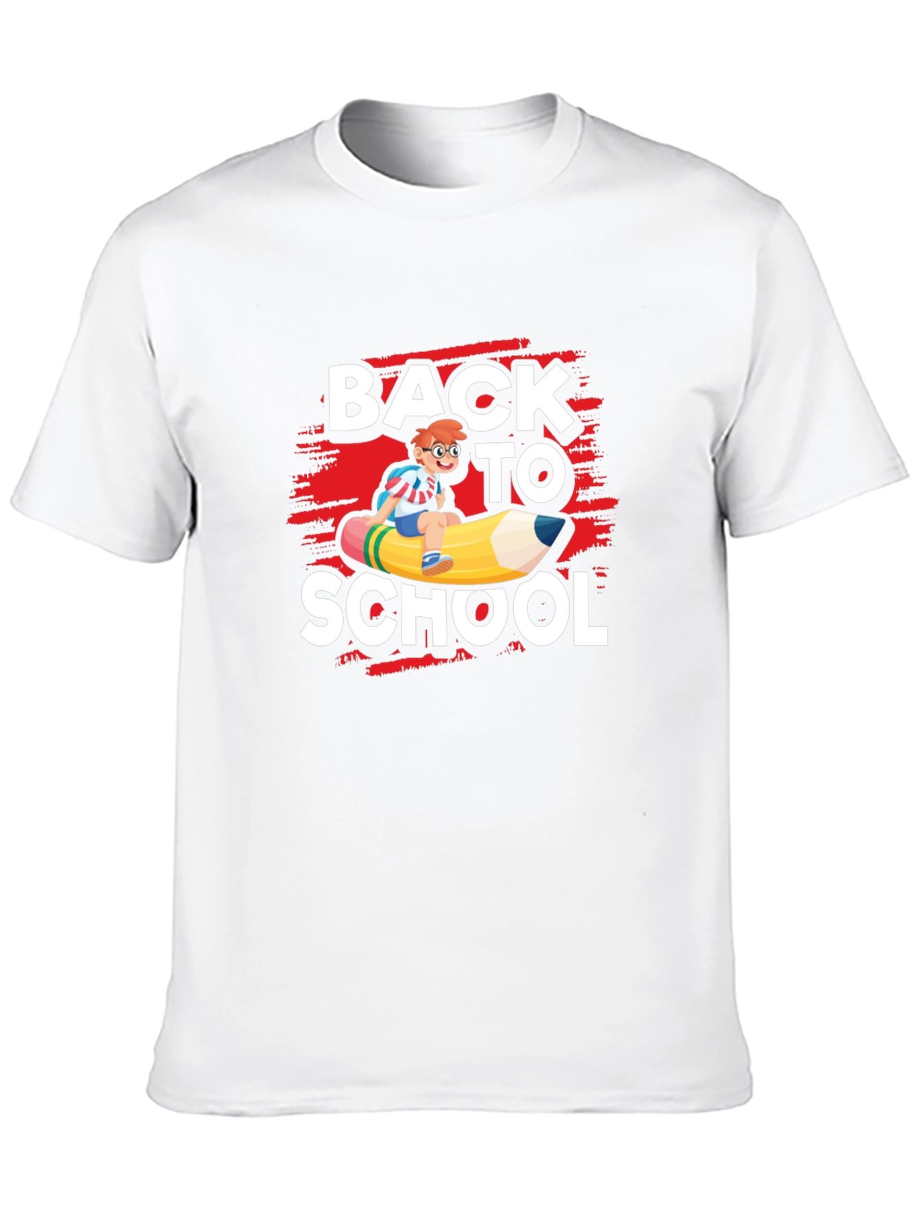 Back To School T-Shirt - Pencil Rider Graphic Tee