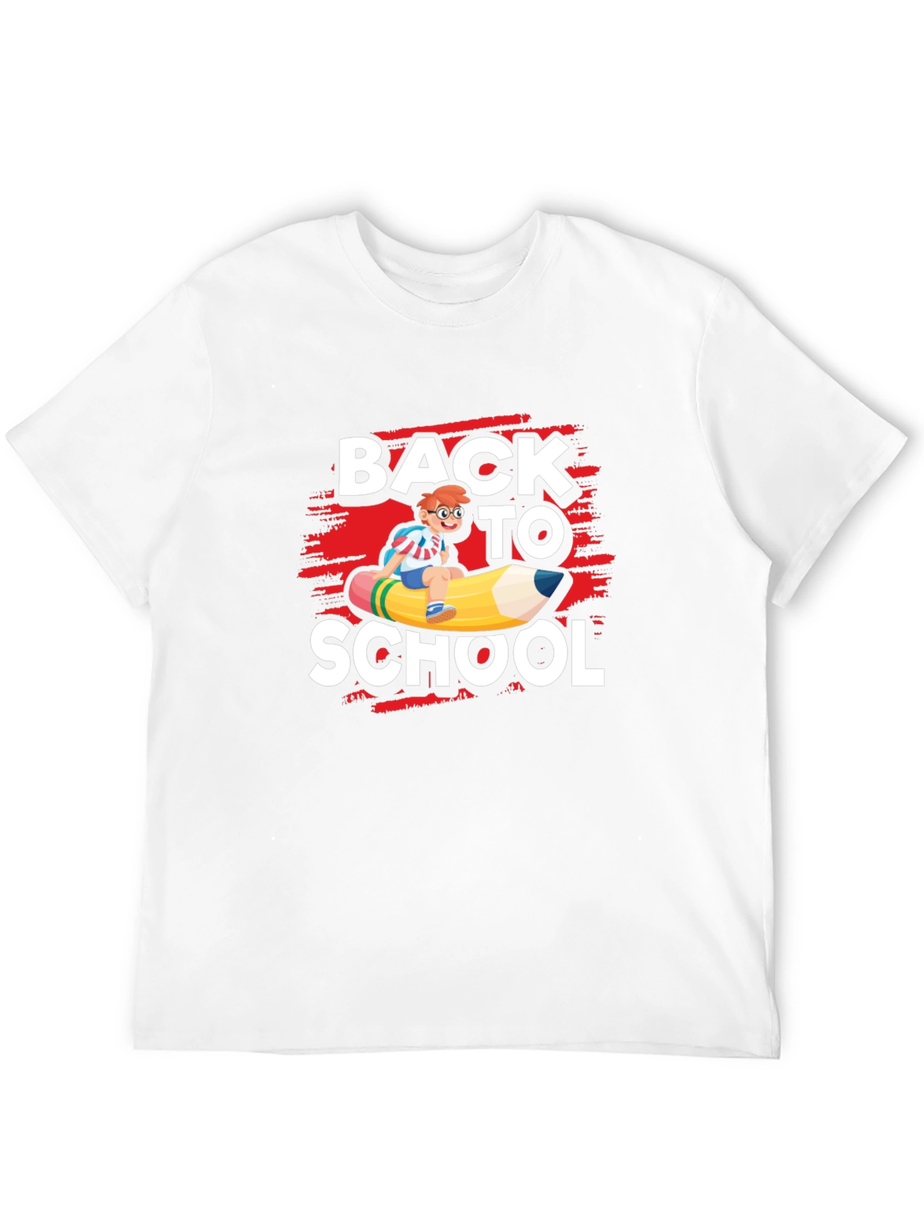 Back To School T-Shirt - Pencil Rider Graphic Tee