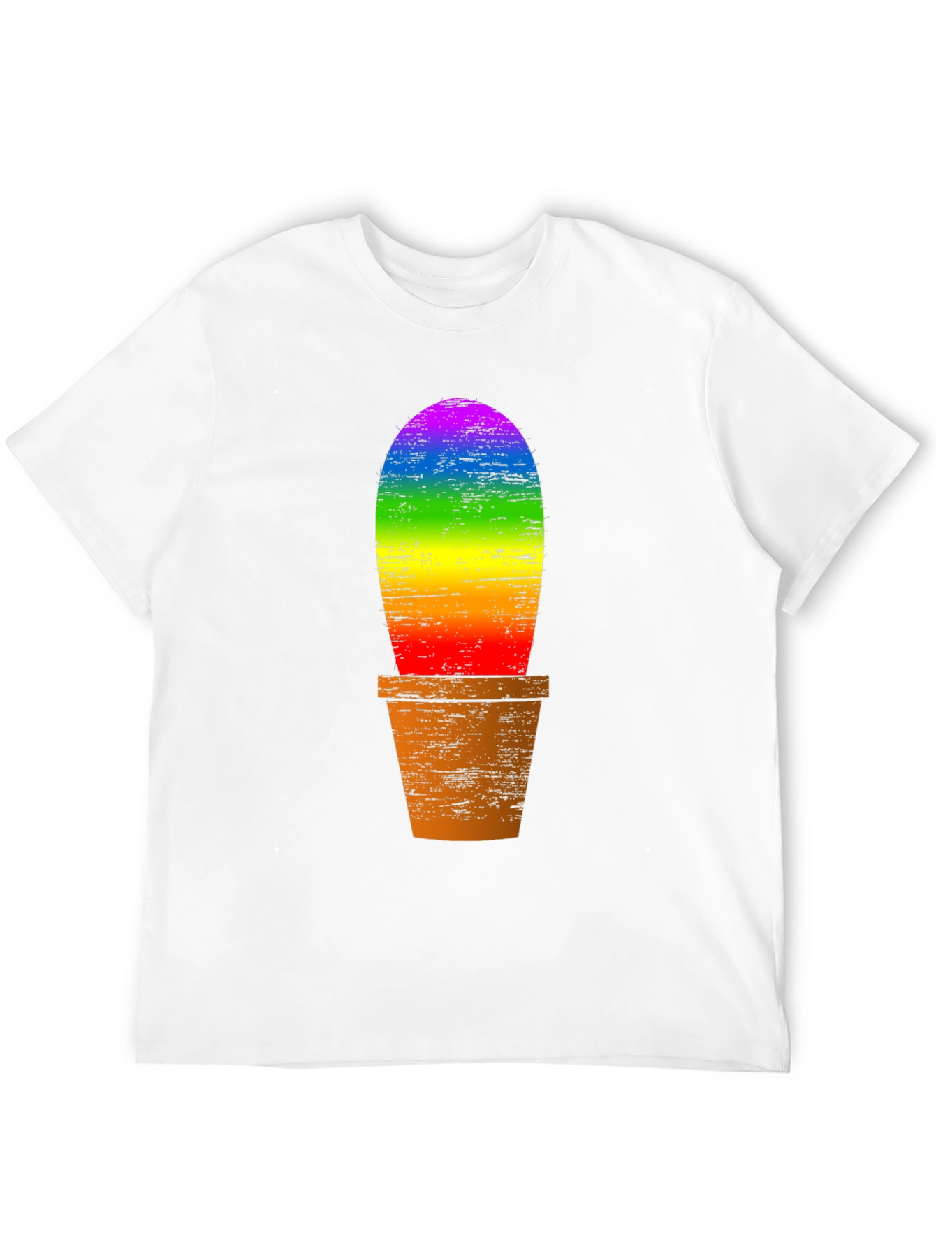 Rainbow Cactus Graphic Tee - Pride T-Shirt