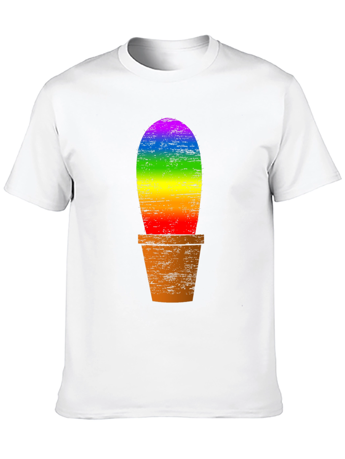 Rainbow Cactus Graphic Tee - Pride T-Shirt