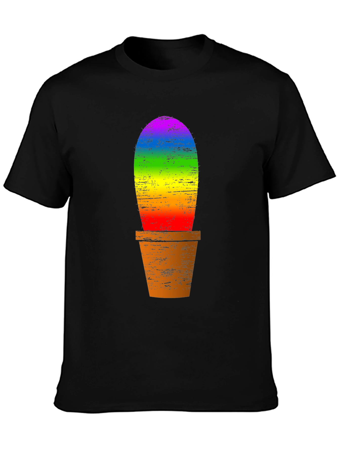 Rainbow Cactus Graphic Tee - Pride T-Shirt