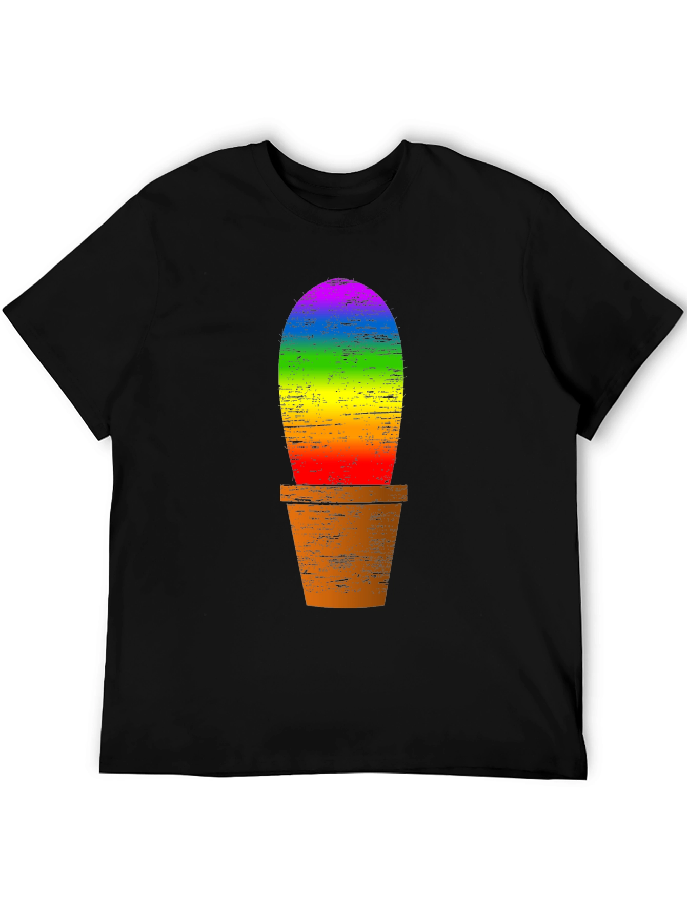 Rainbow Cactus Graphic Tee - Pride T-Shirt