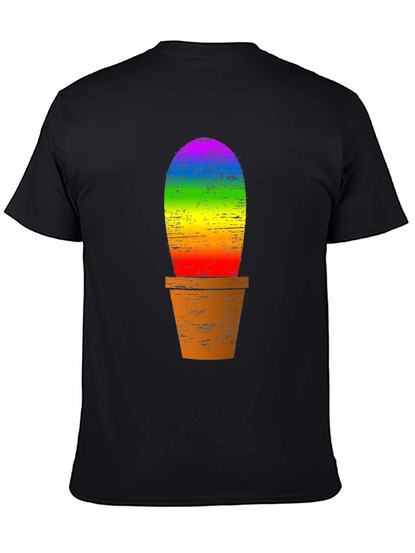 Rainbow Cactus Graphic Tee - Pride T-Shirt
