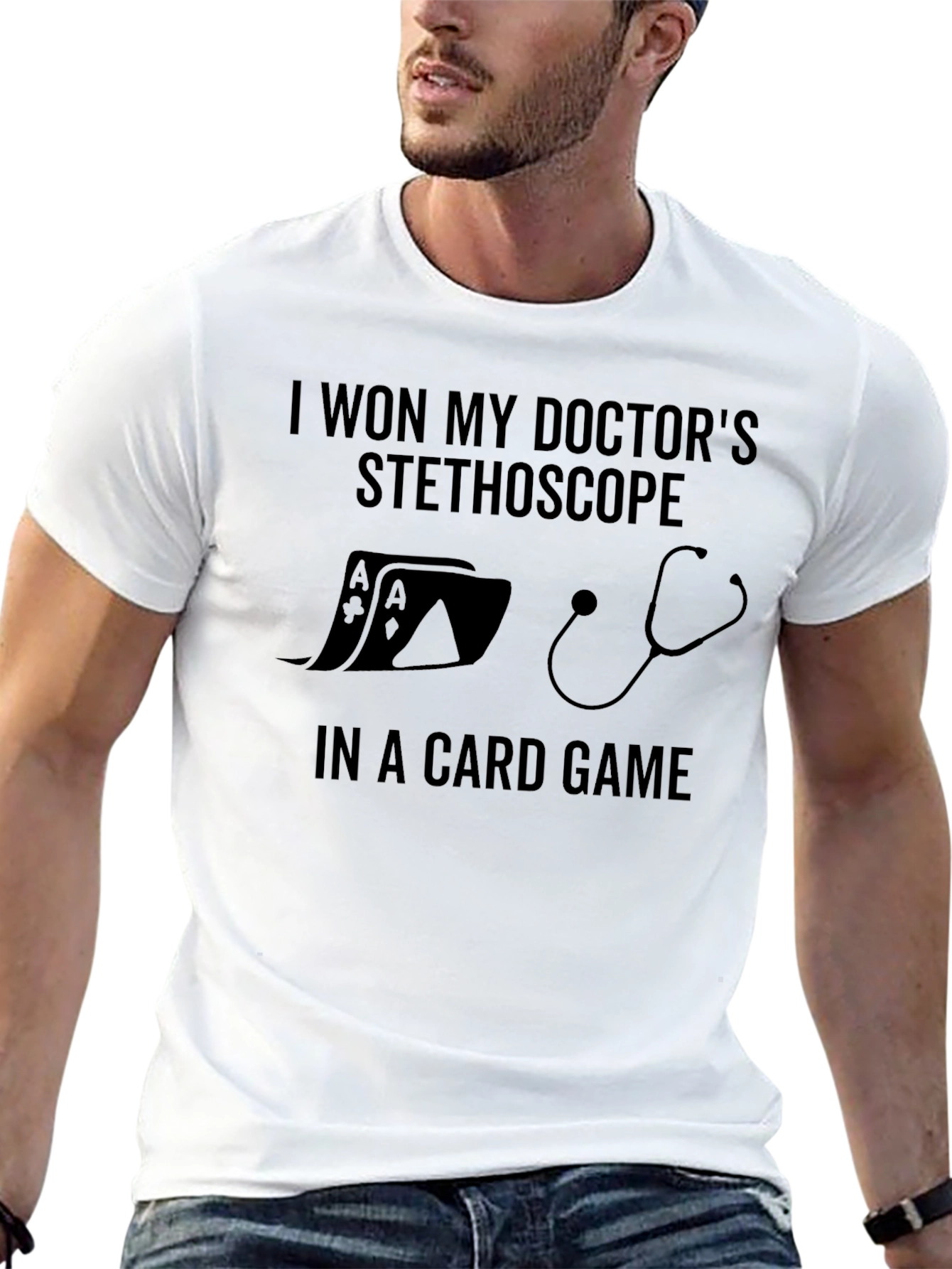 Doctors Stethoscope Card Game T-Shirt