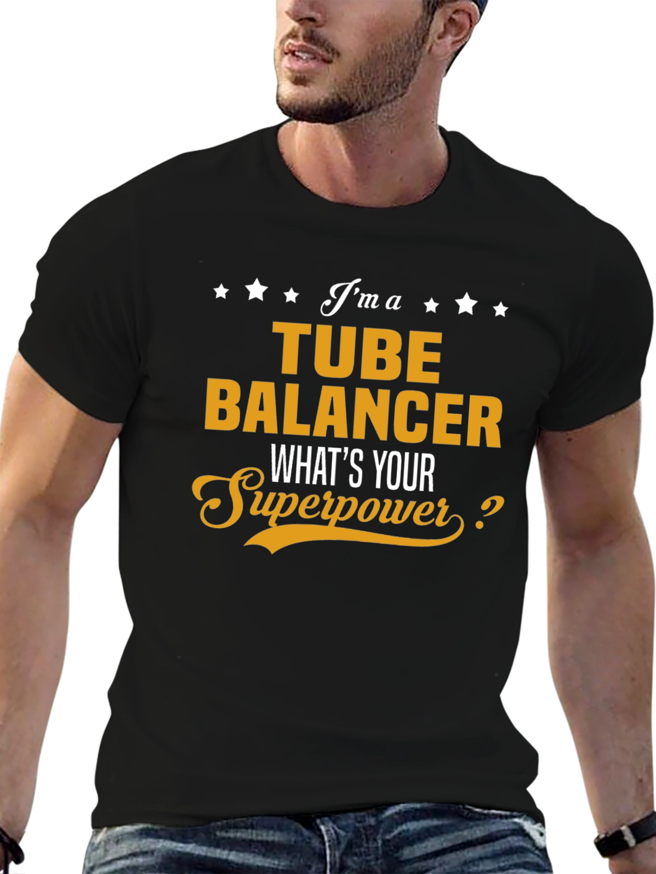Tube Balancer Superpower Graphic T-Shirt