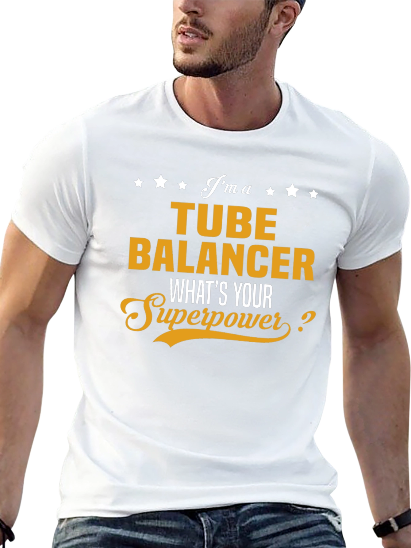 Tube Balancer Superpower Graphic T-Shirt