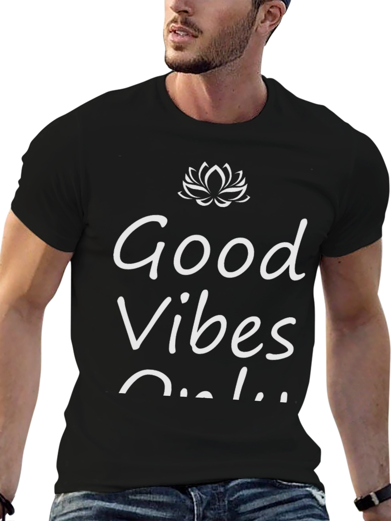 Good Vibes Only Graphic Tee - Positive Energy T-Shirt