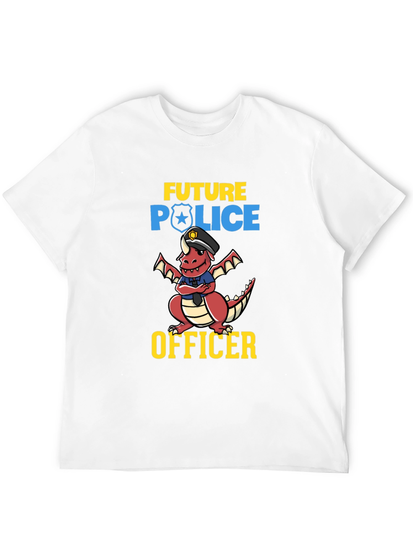 Future Police Officer Dragon T-Shirt