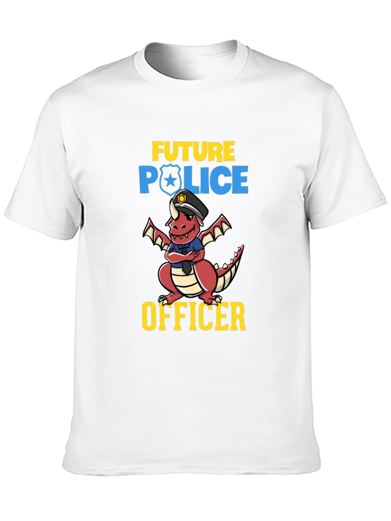 Future Police Officer Dragon T-Shirt