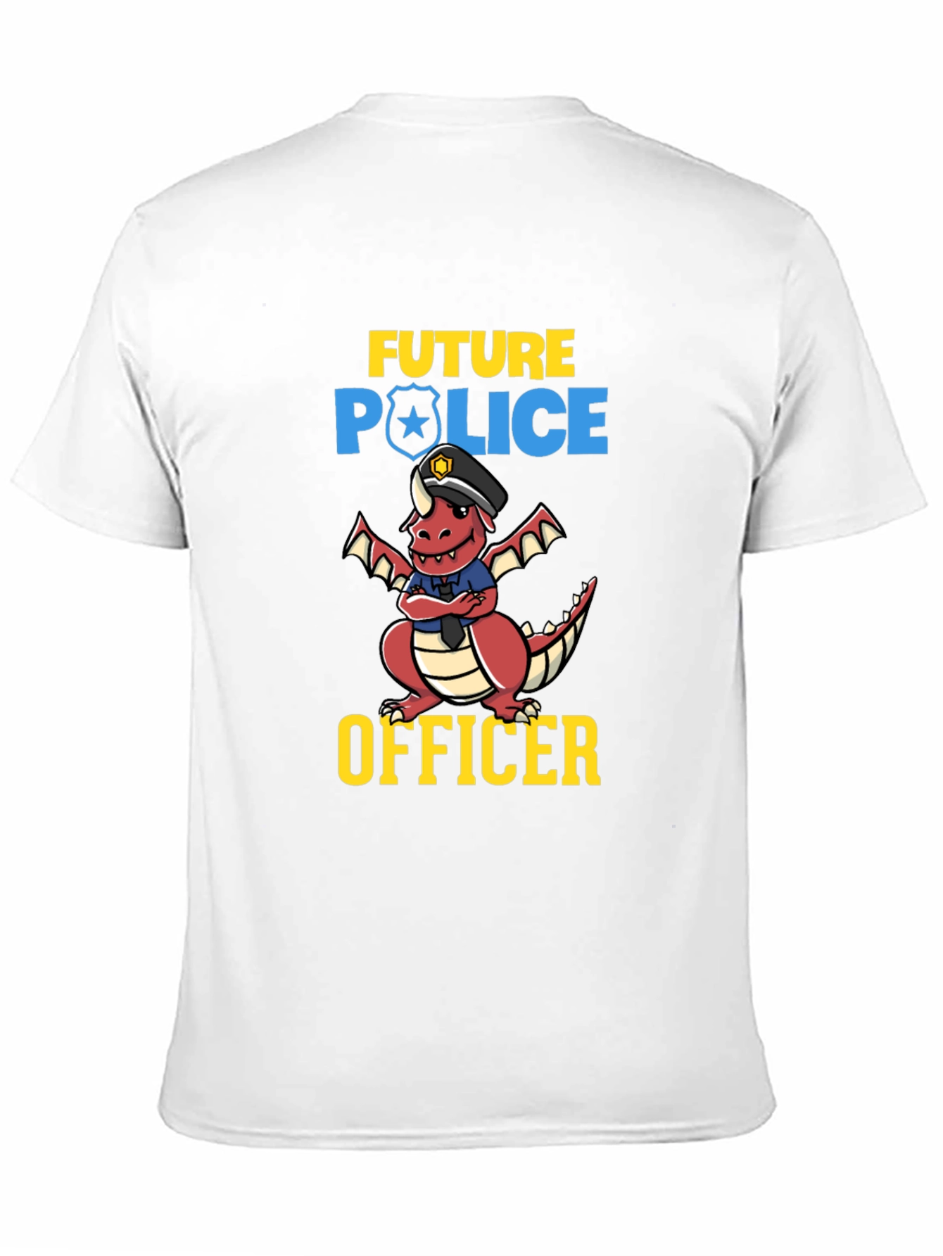 Future Police Officer Dragon T-Shirt