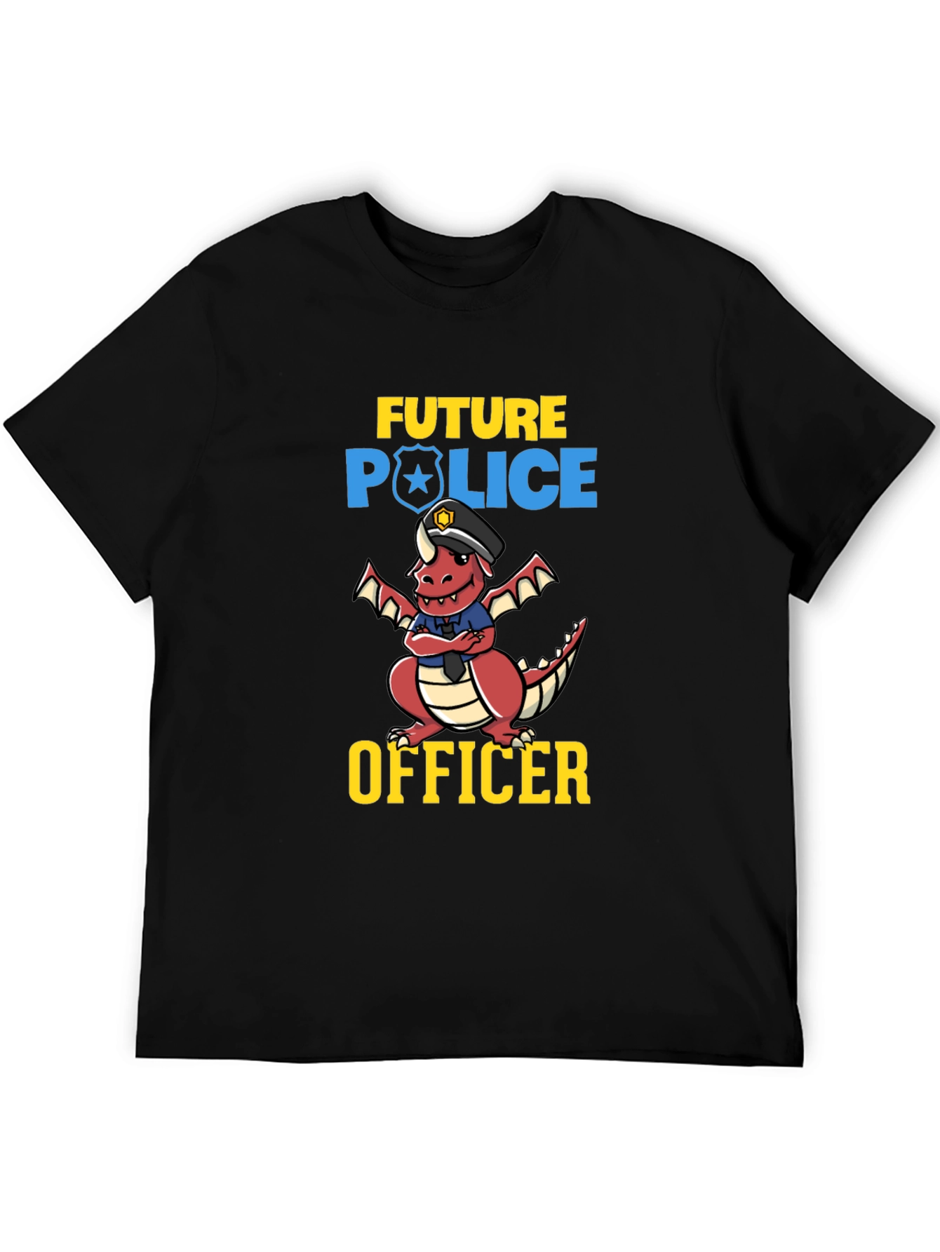 Future Police Officer Dragon T-Shirt