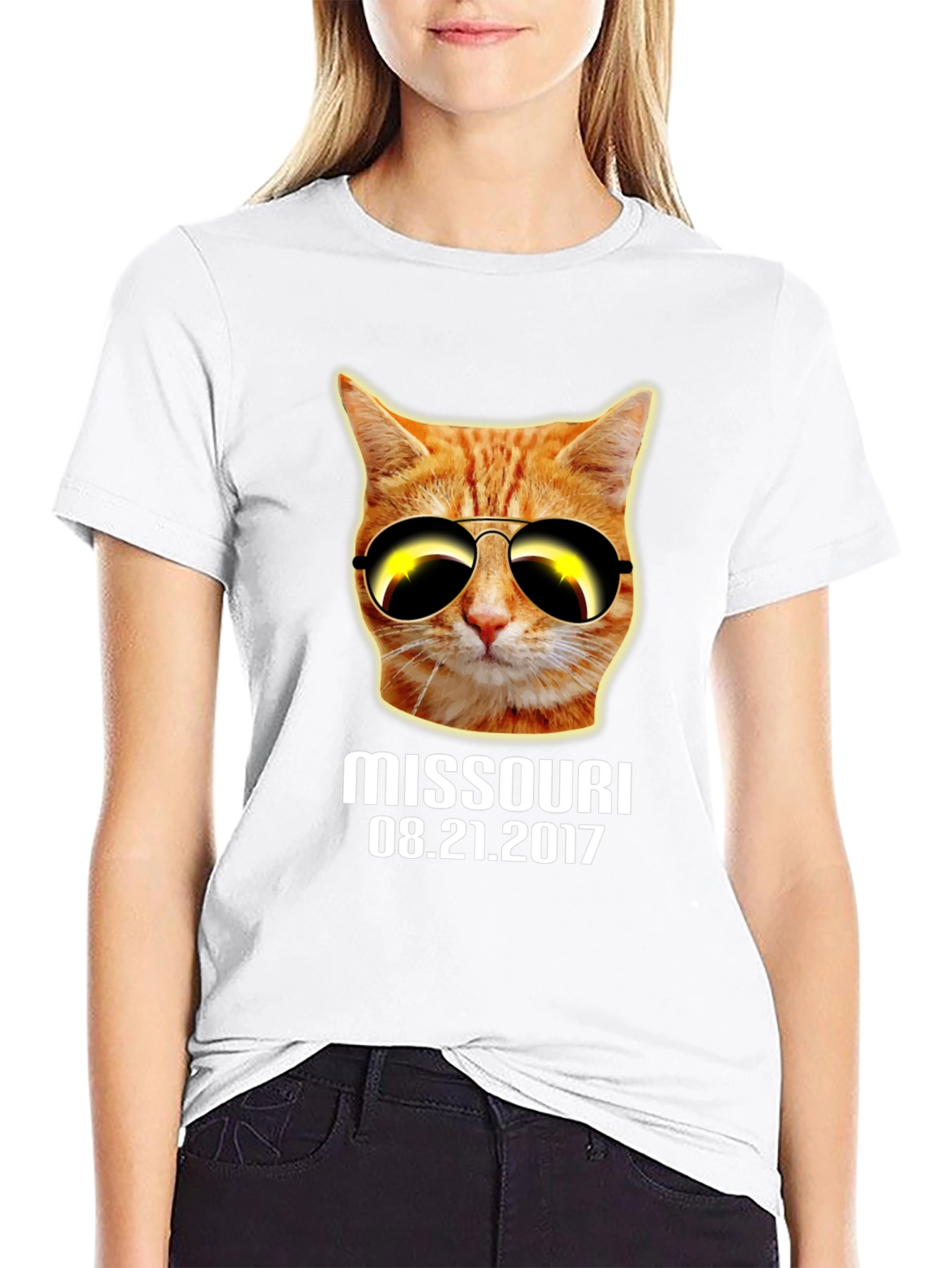 Cool Cat Eclipse Missouri 2017 T-Shirt