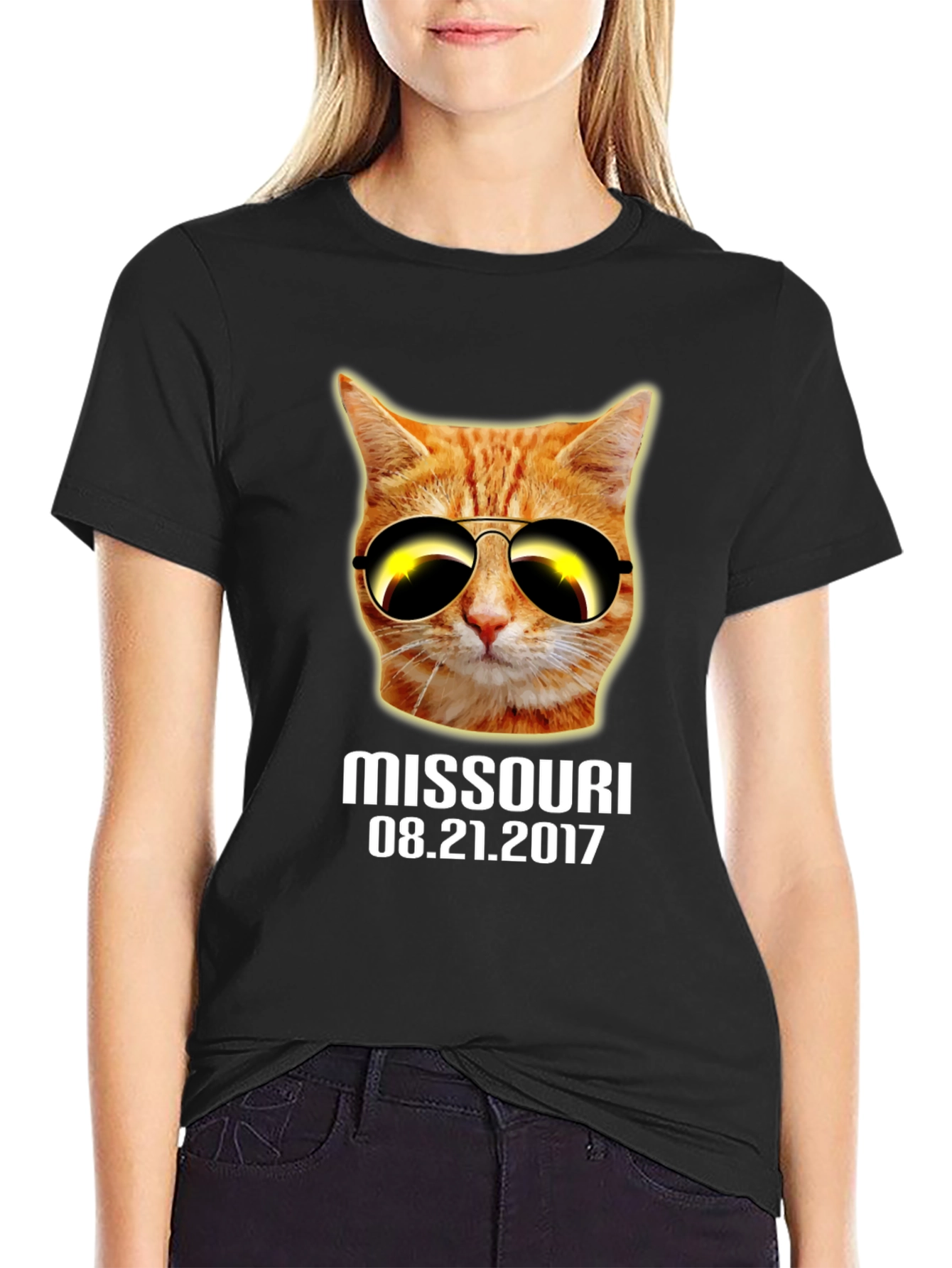 Cool Cat Eclipse Missouri 2017 T-Shirt
