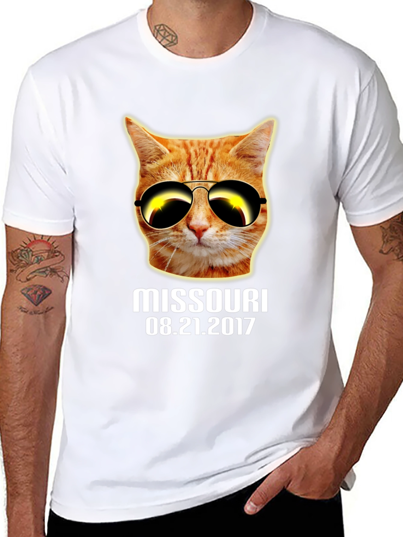 Cool Cat Eclipse Missouri 2017 T-Shirt