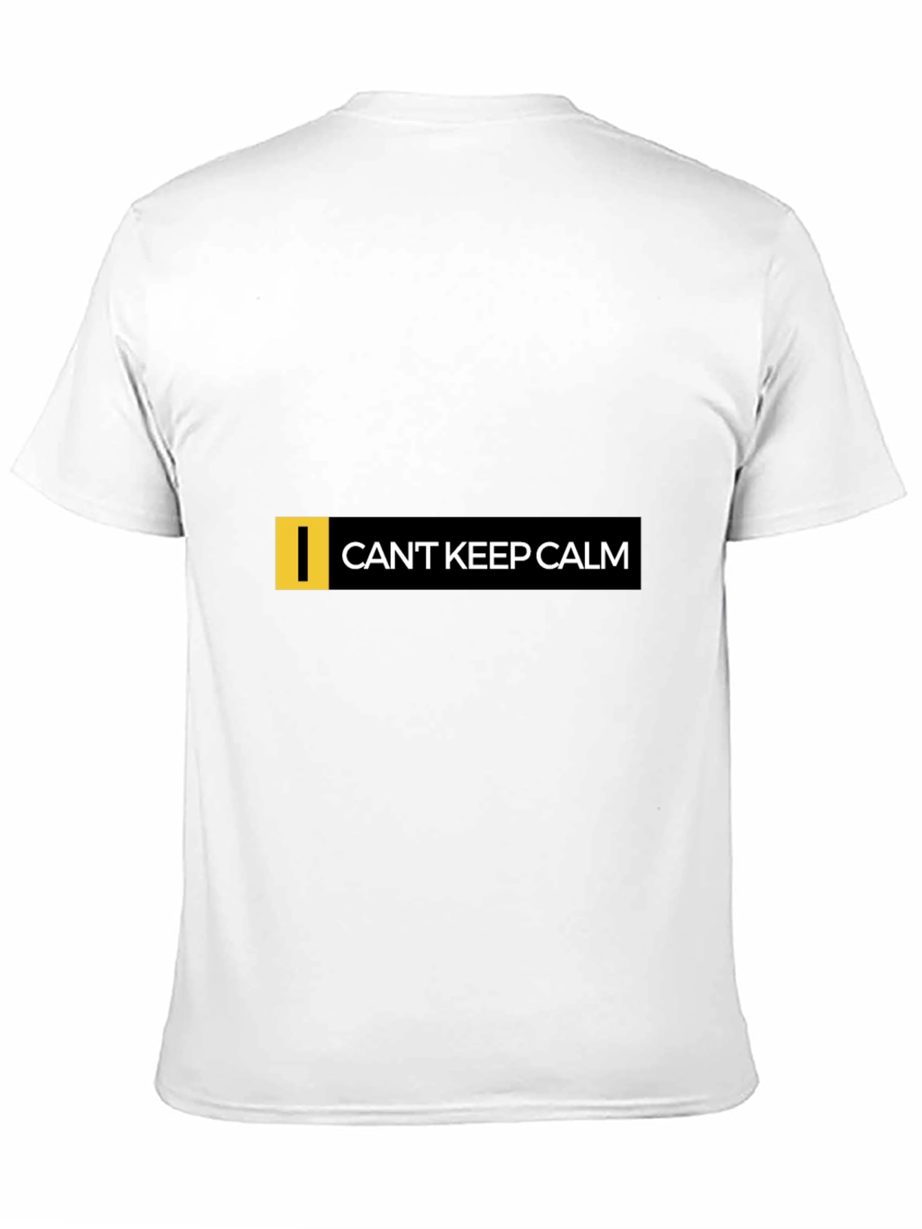 Cant Keep Calm Graphic Black T-Shirt