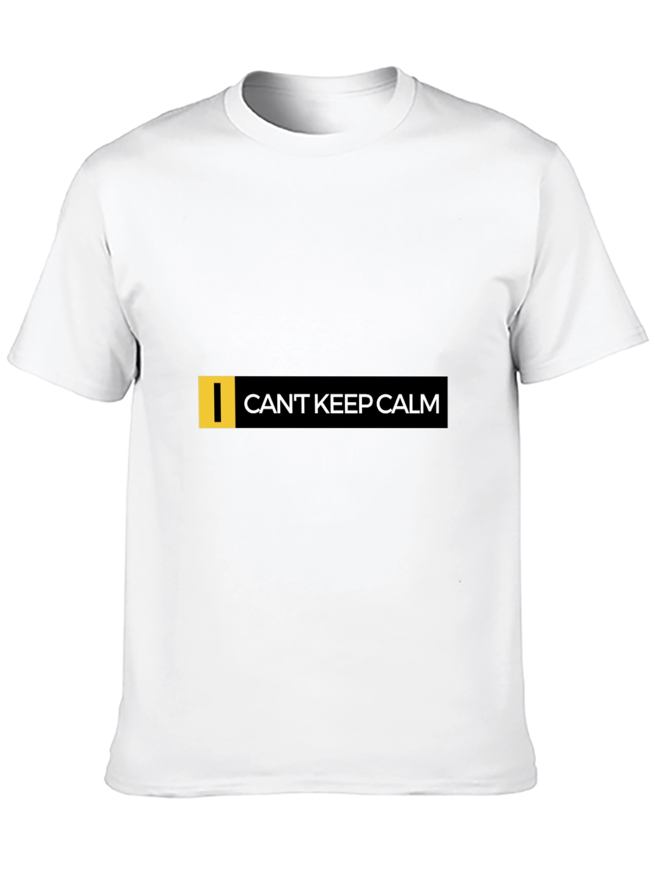 Cant Keep Calm Graphic Black T-Shirt