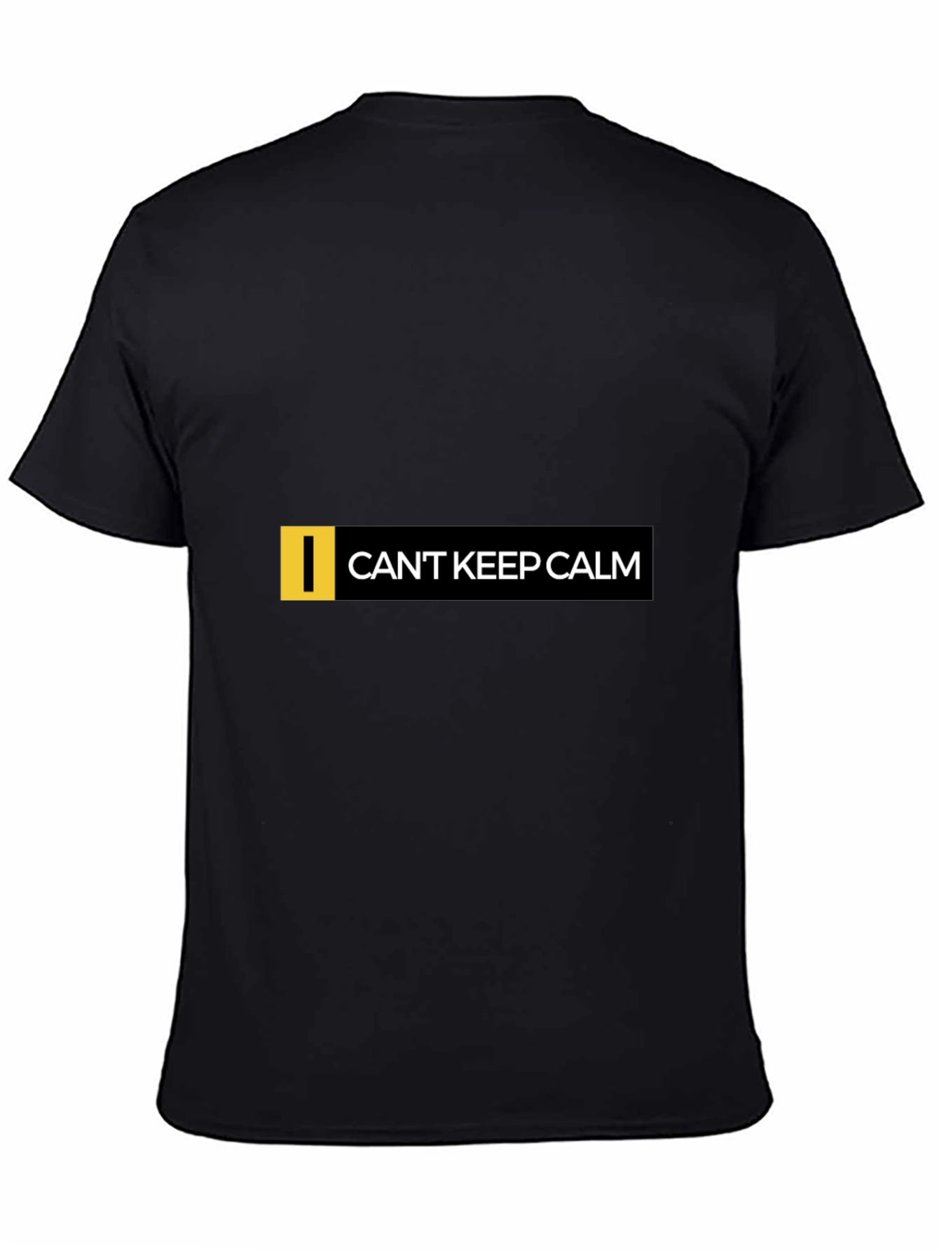 Cant Keep Calm Graphic Black T-Shirt