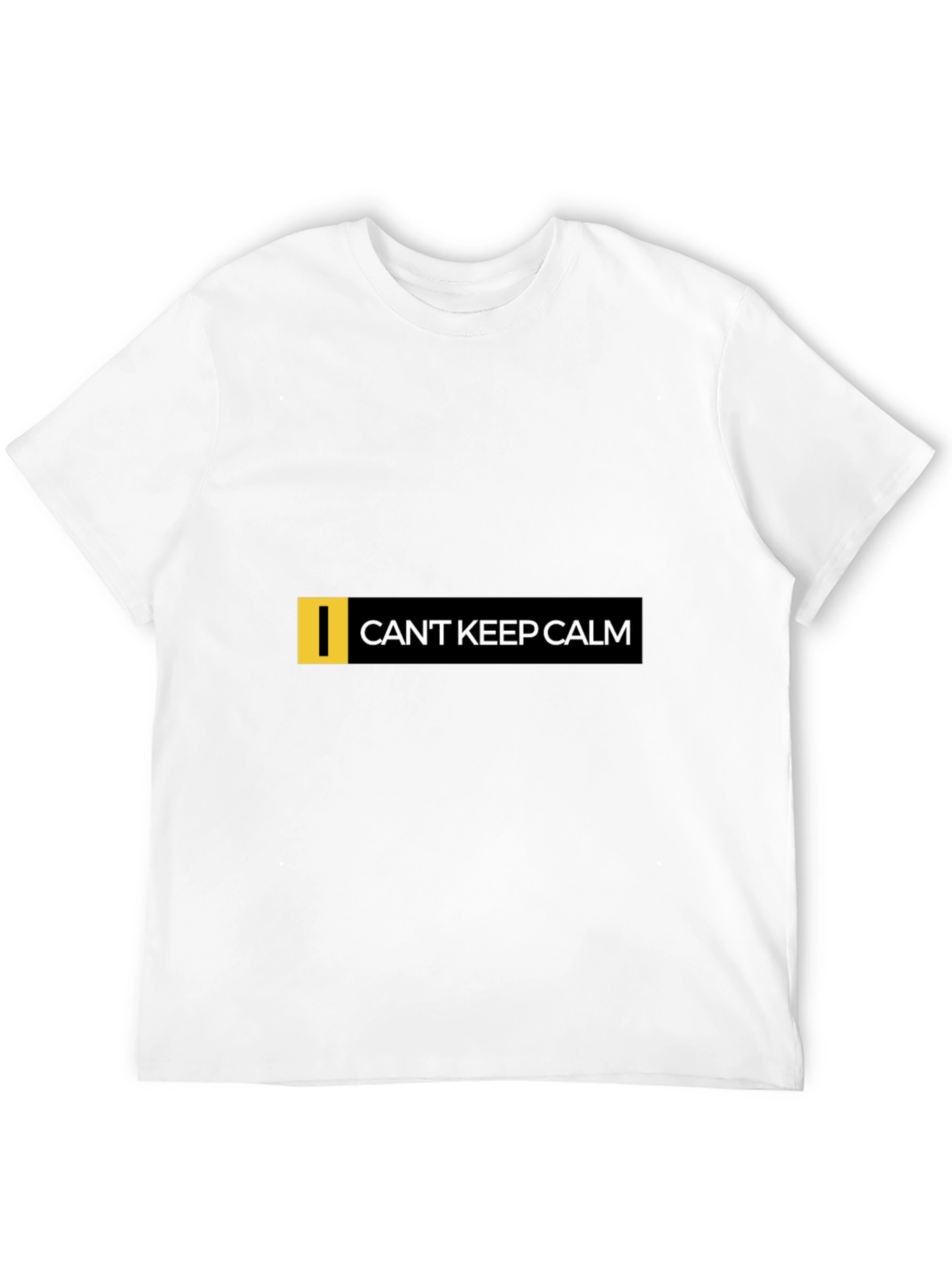 Cant Keep Calm Graphic Black T-Shirt