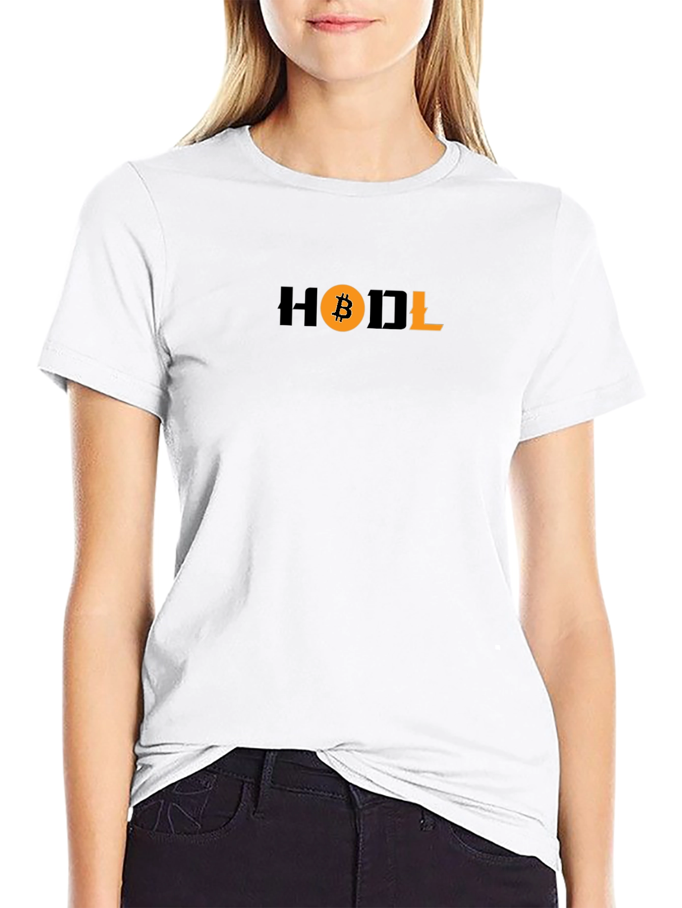 HODL Bitcoin Crypto Black T-Shirt