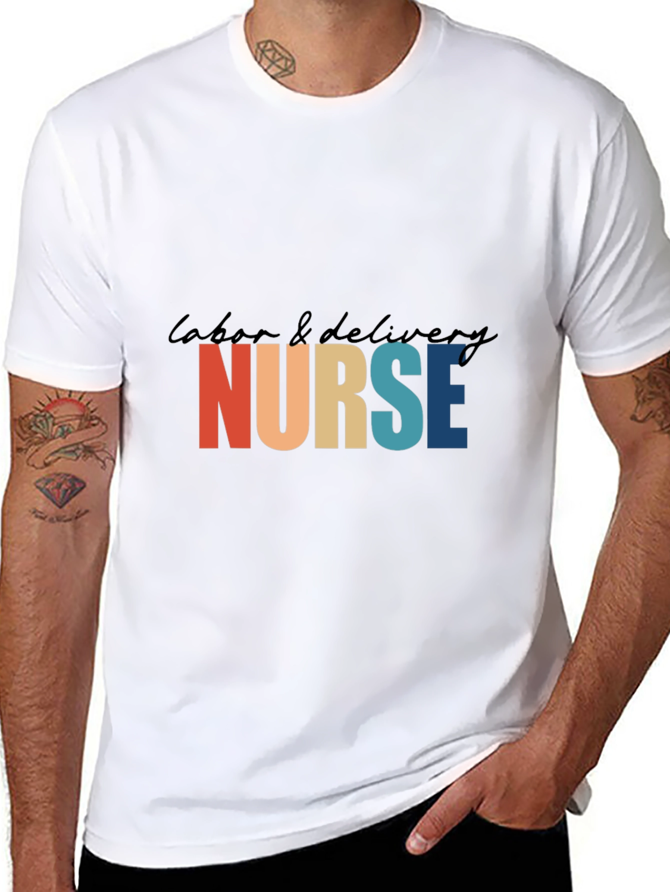 Labor & Delivery Nurse Retro T-Shirt