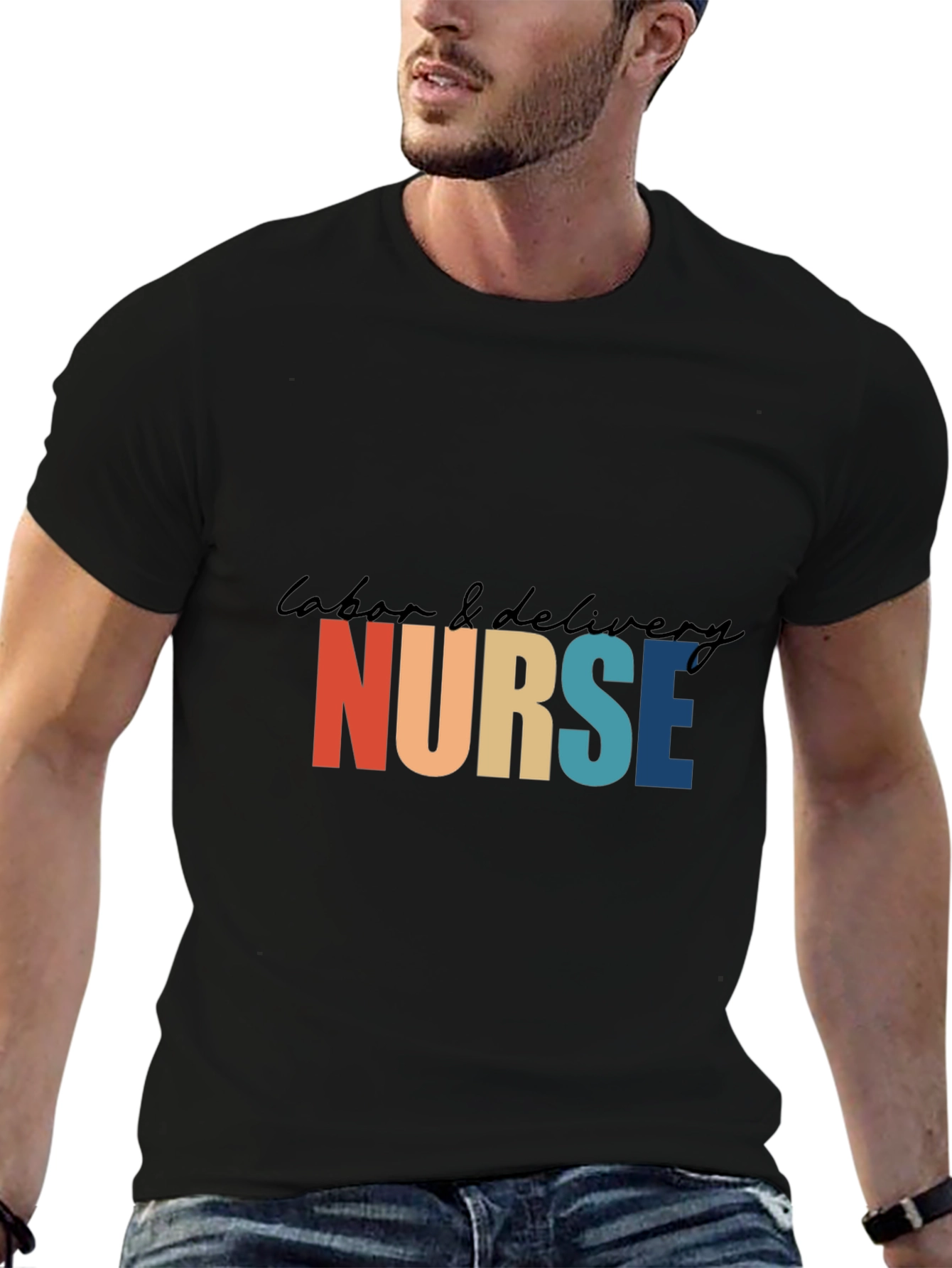 Labor & Delivery Nurse Retro T-Shirt
