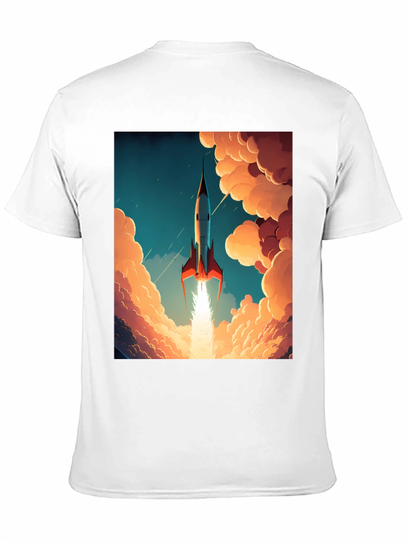 Retro Rocket T-Shirt - Blast Off in Style!
