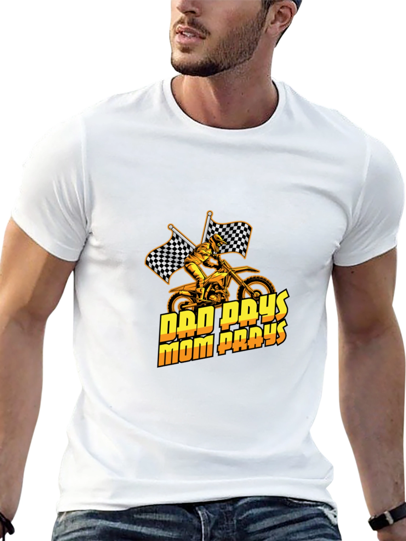 Dad Pays Mom Pays Motocross T-Shirt