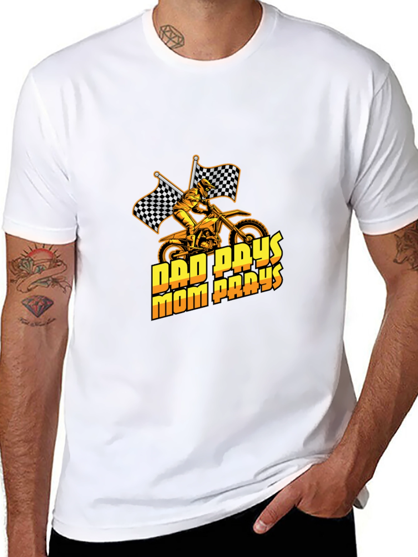 Dad Pays Mom Pays Motocross T-Shirt