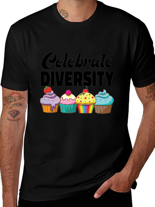 Celebrate Diversity Cupcake T-Shirt