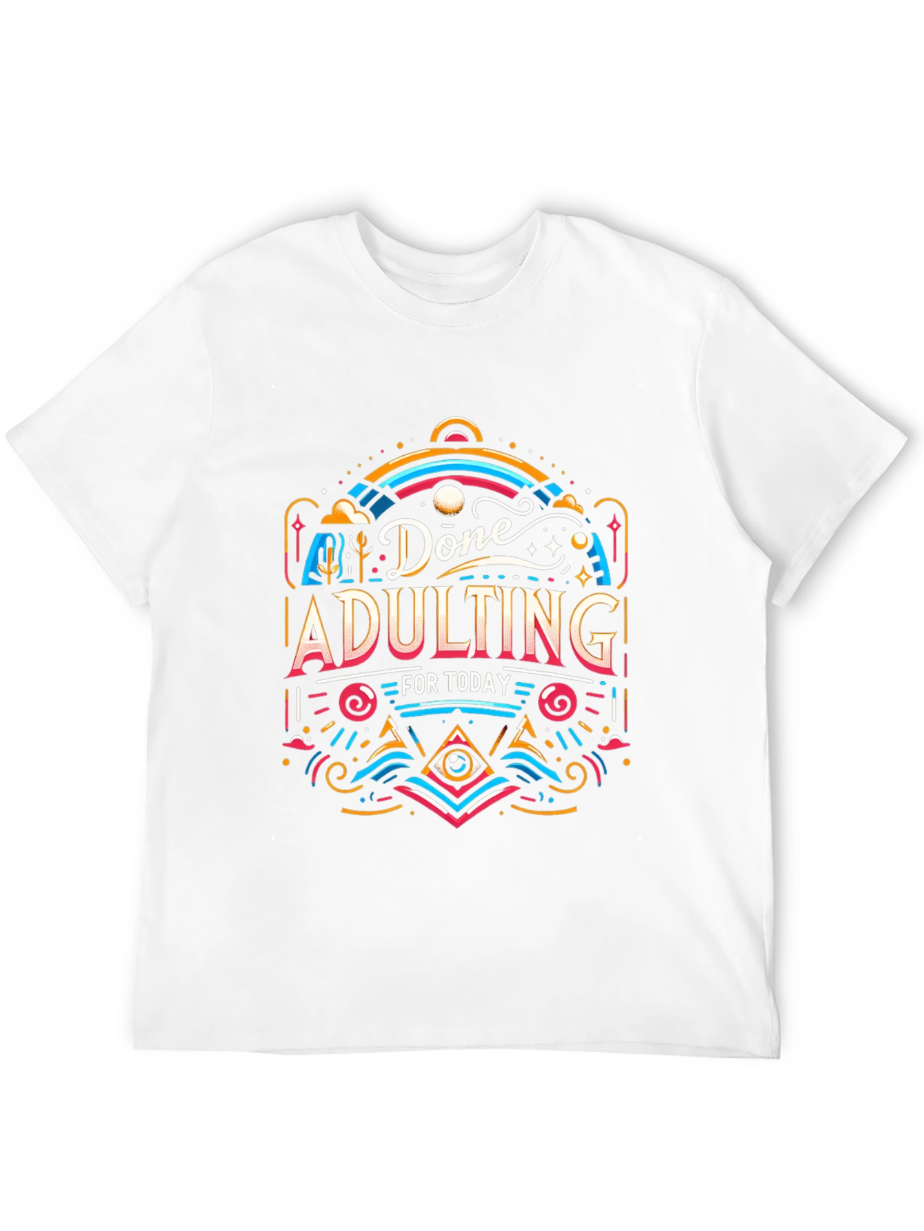 Done Adulting T-Shirt - Black Cotton Tee