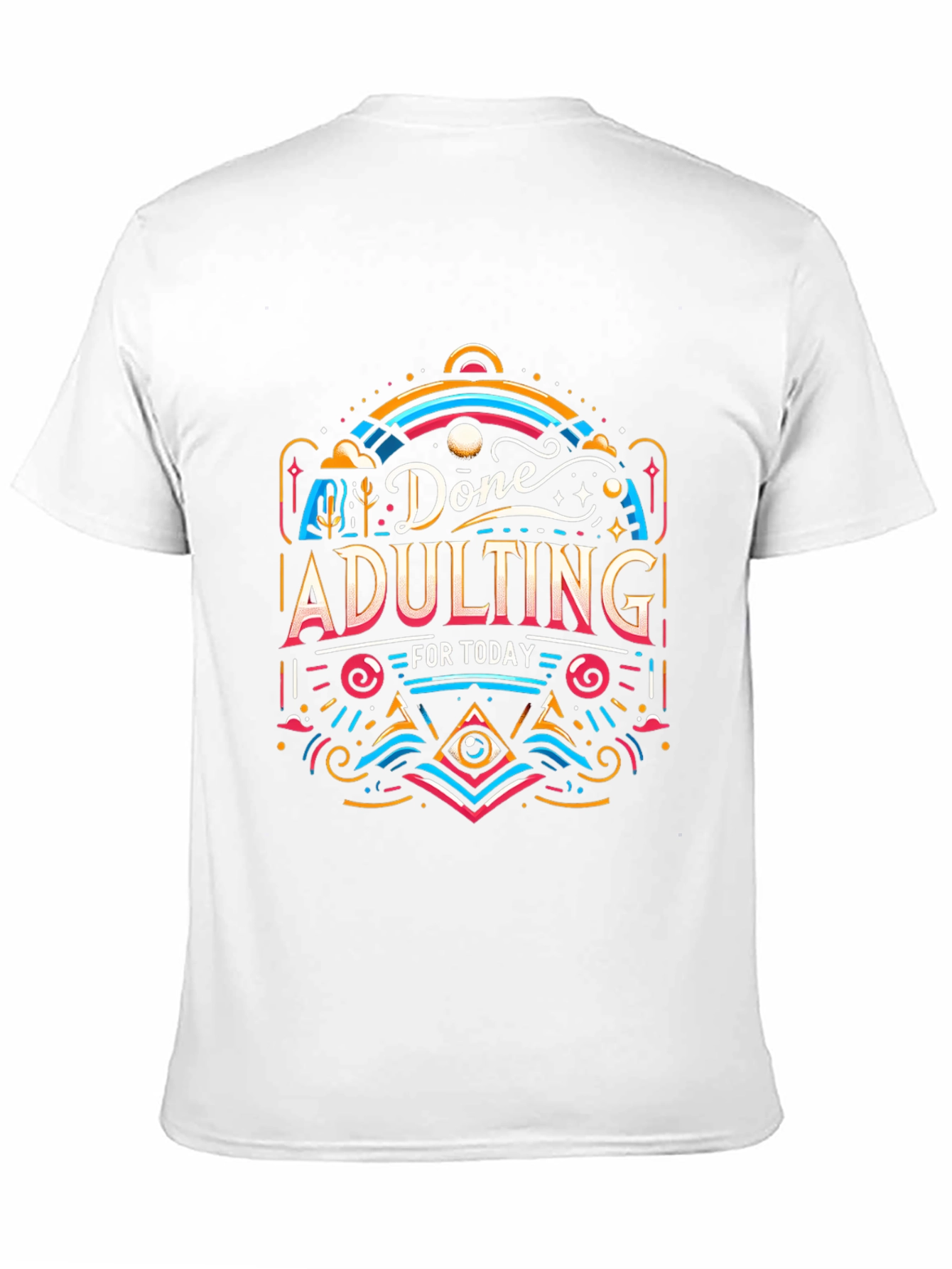 Done Adulting T-Shirt - Black Cotton Tee