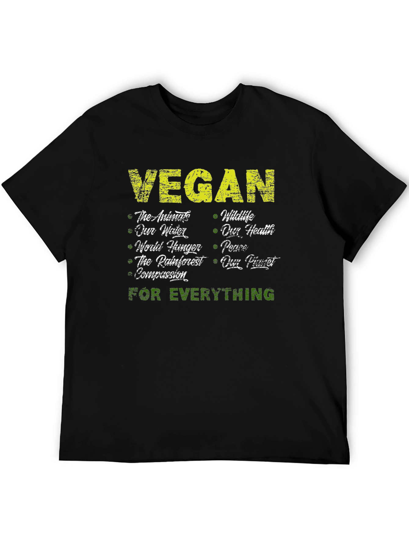 Vegan T-Shirt: Animals Wildlife Planet