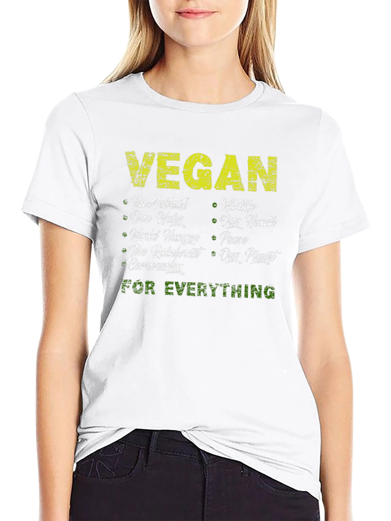 Vegan T-Shirt: Animals Wildlife Planet