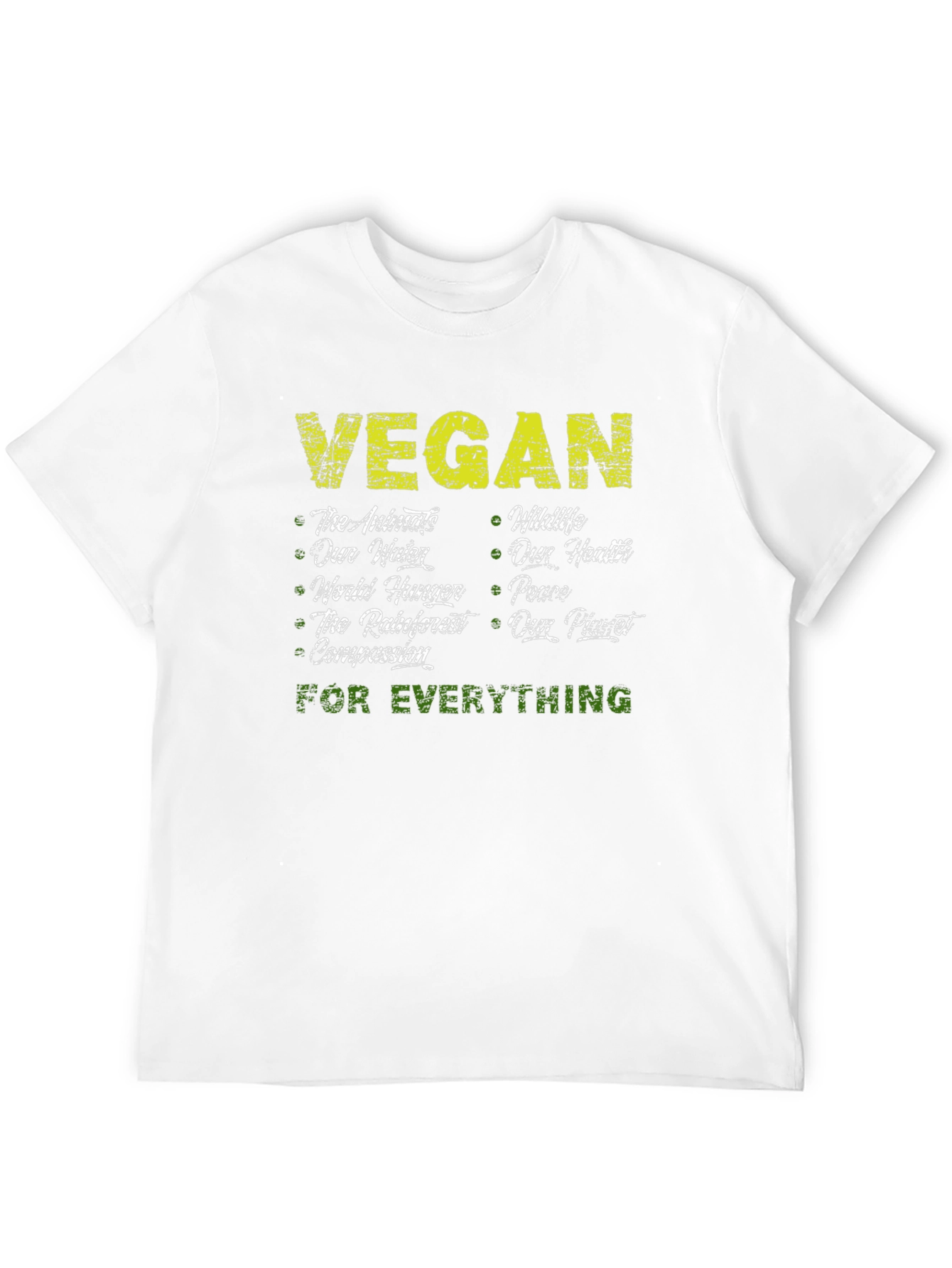 Vegan T-Shirt: Animals Wildlife Planet