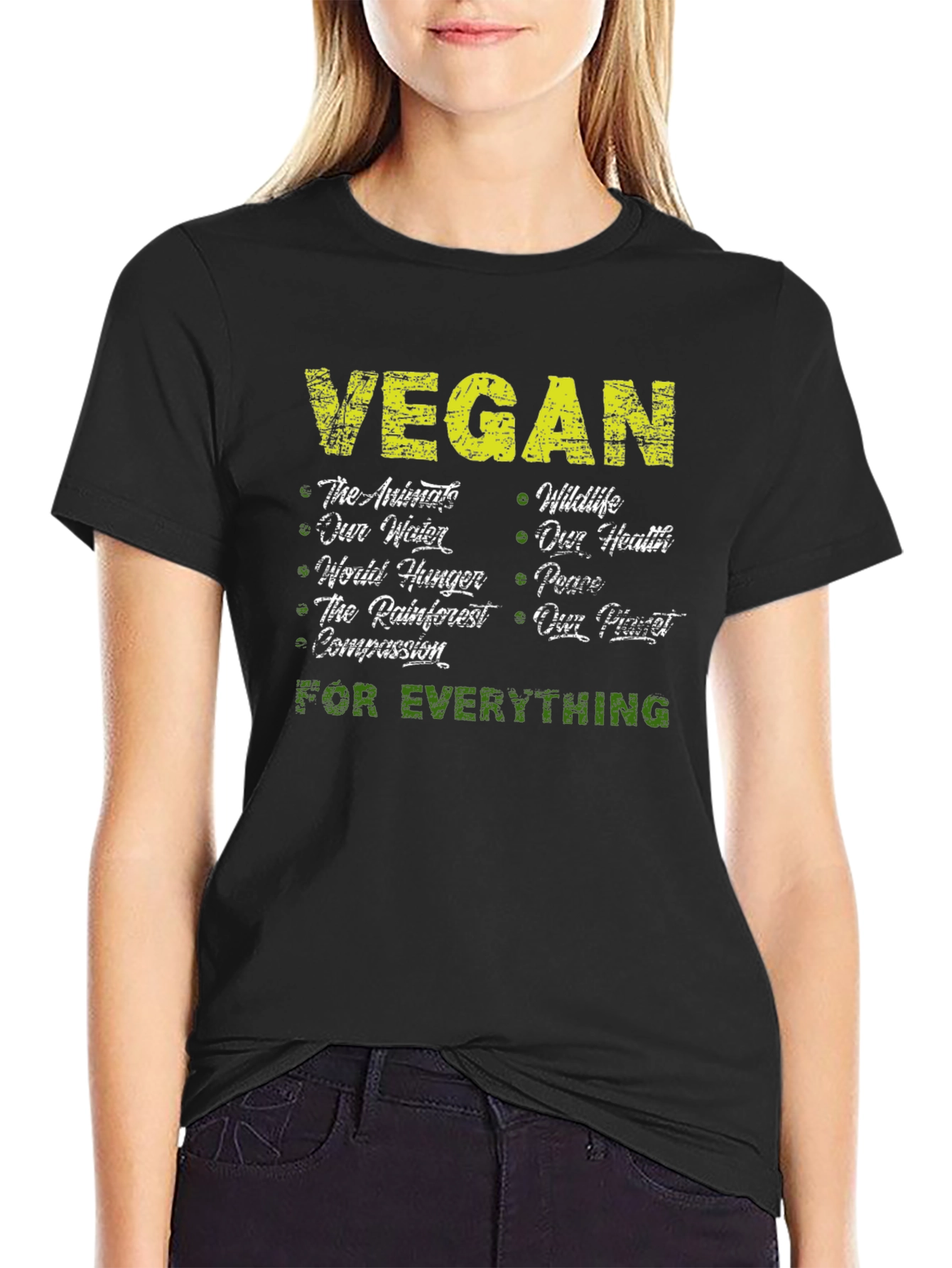 Vegan T-Shirt: Animals Wildlife Planet