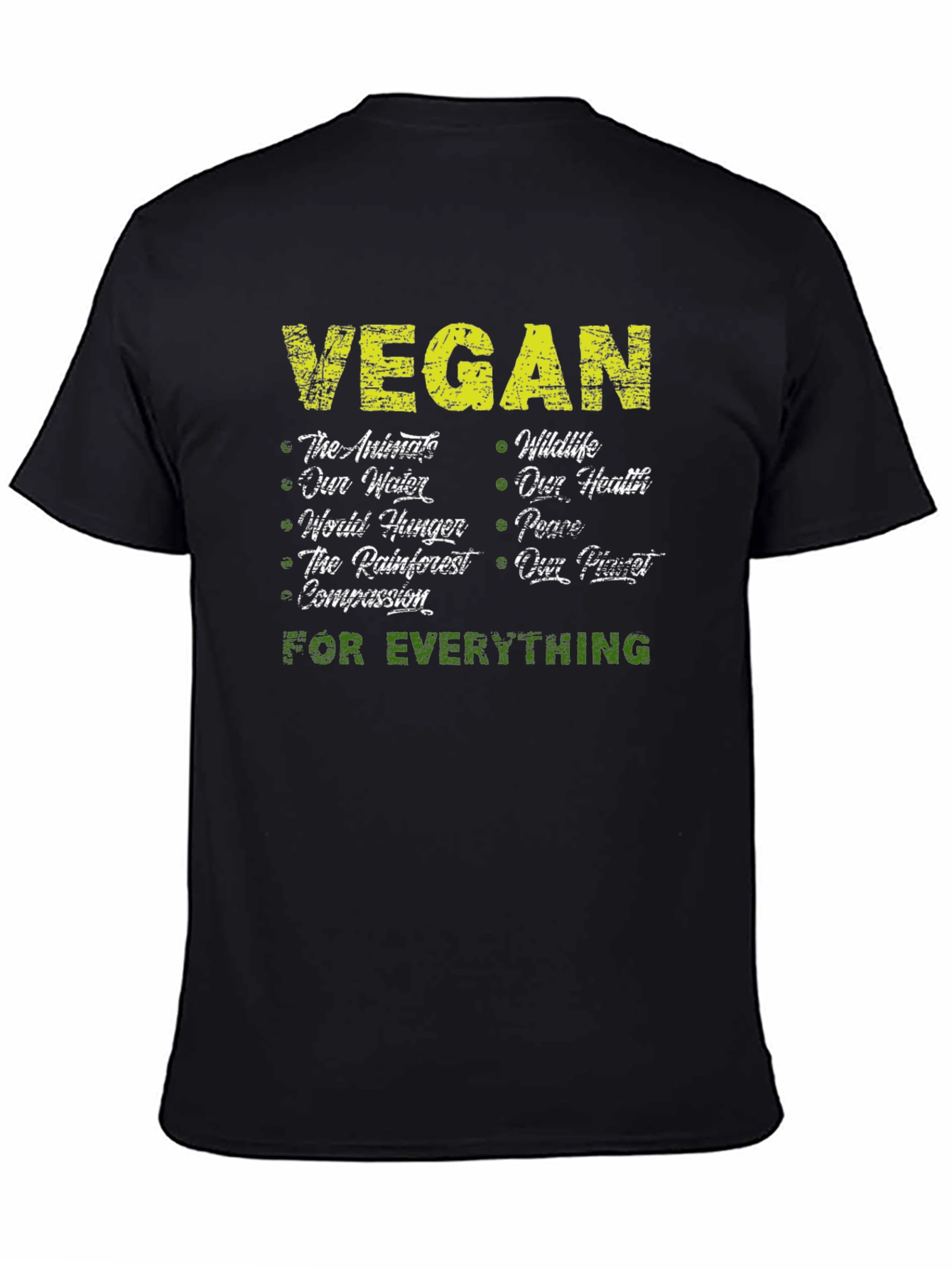 Vegan T-Shirt: Animals Wildlife Planet