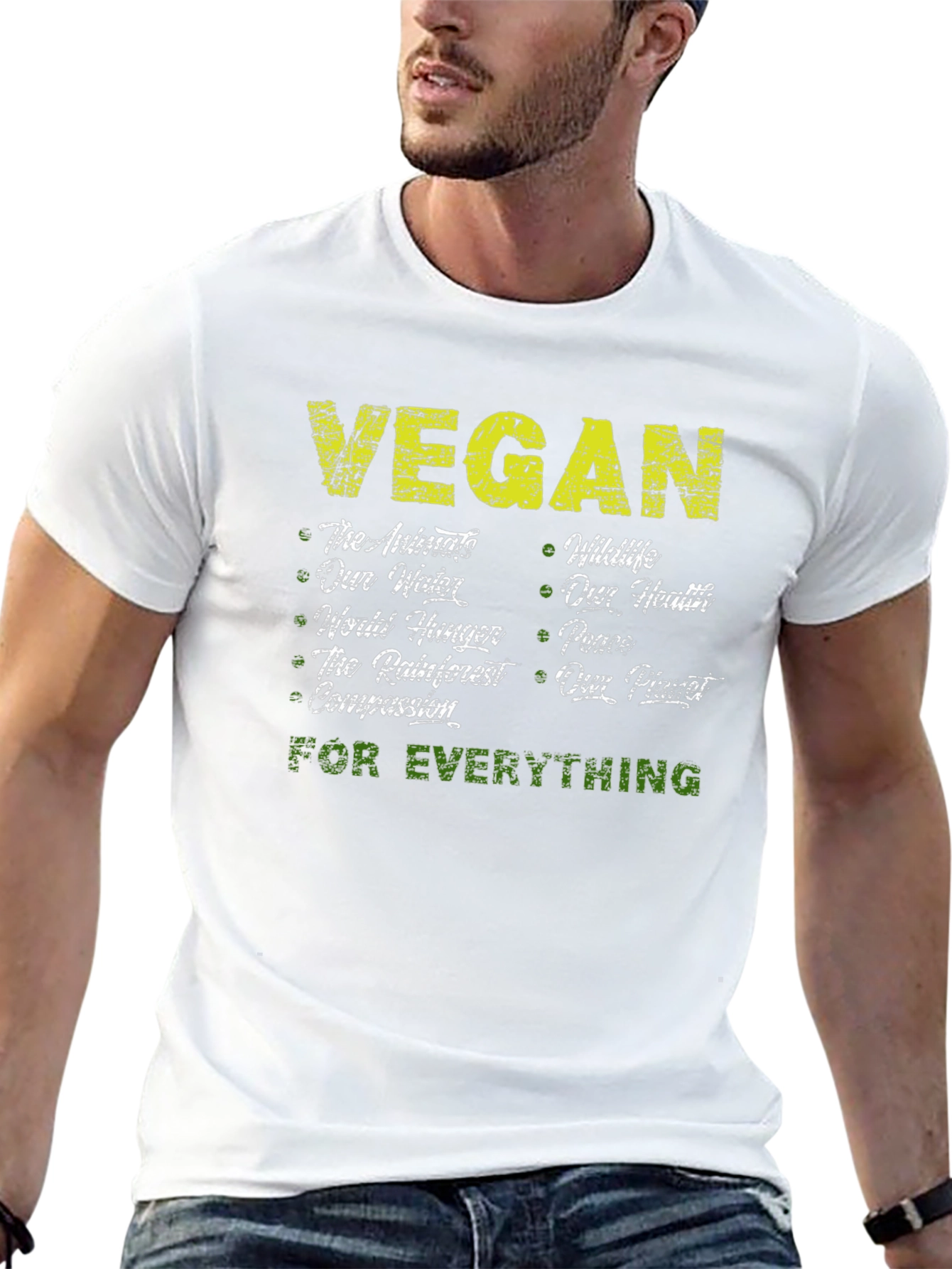 Vegan T-Shirt: Animals Wildlife Planet