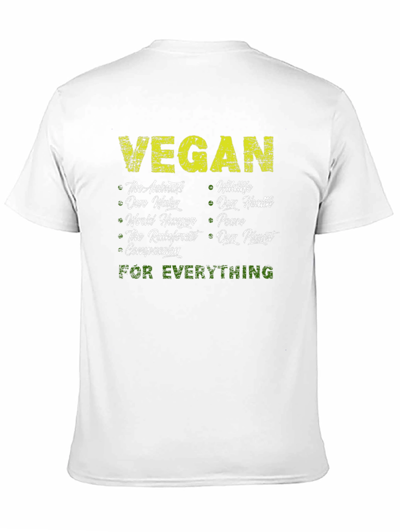 Vegan T-Shirt: Animals Wildlife Planet