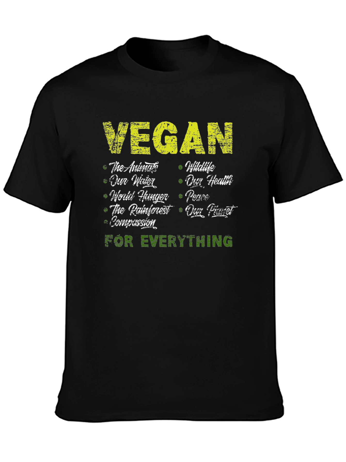 Vegan T-Shirt: Animals Wildlife Planet