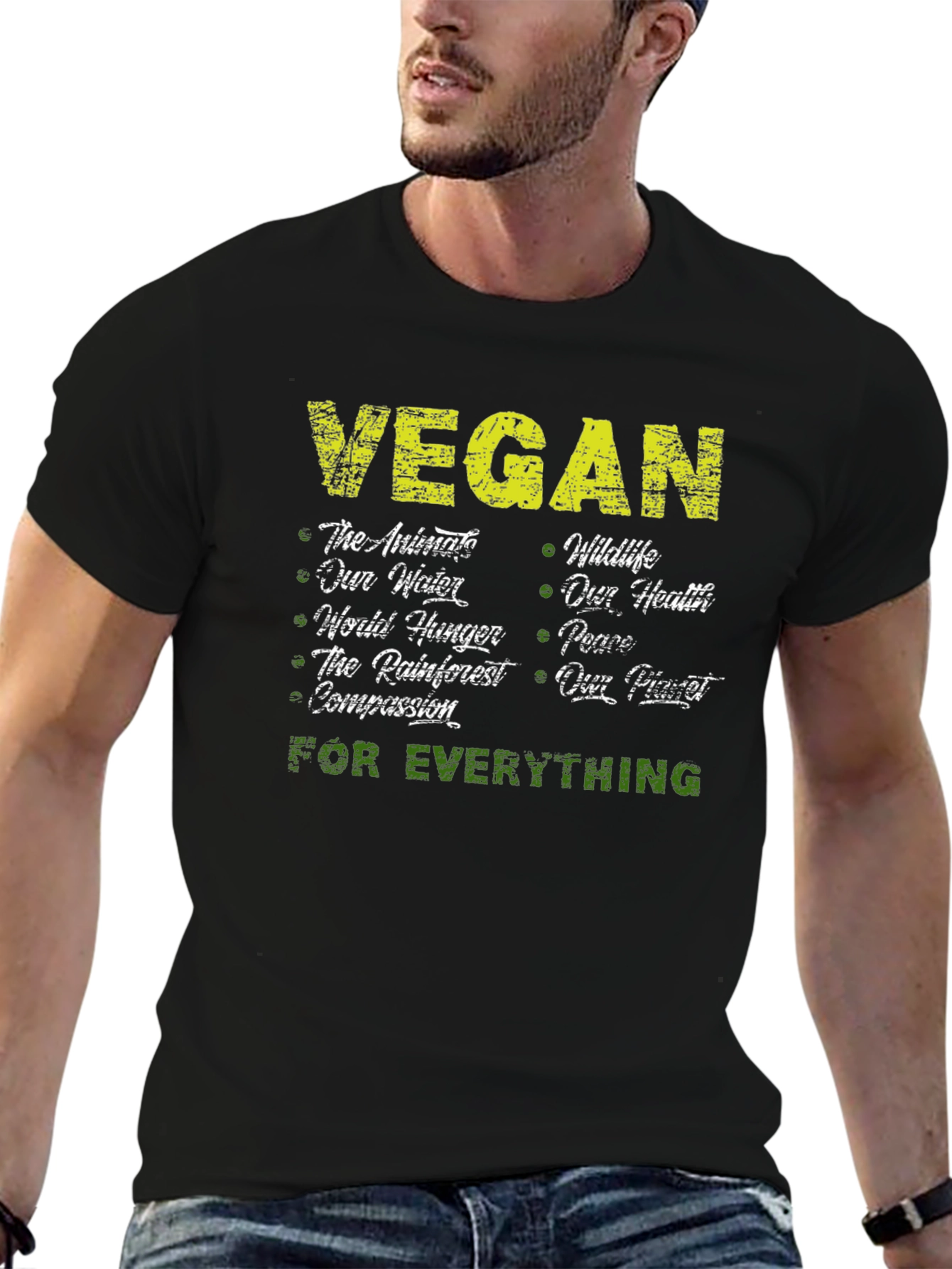 Vegan T-Shirt: Animals Wildlife Planet