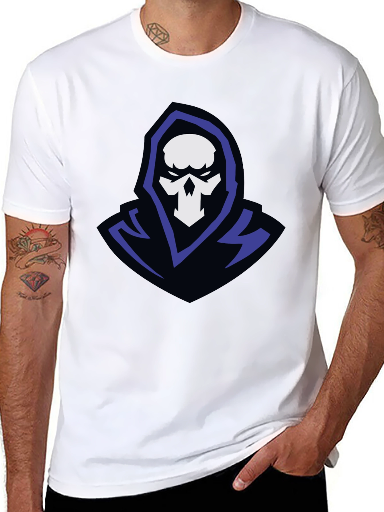 Grim Reaper Graphic T-Shirt - Mens Black Tee