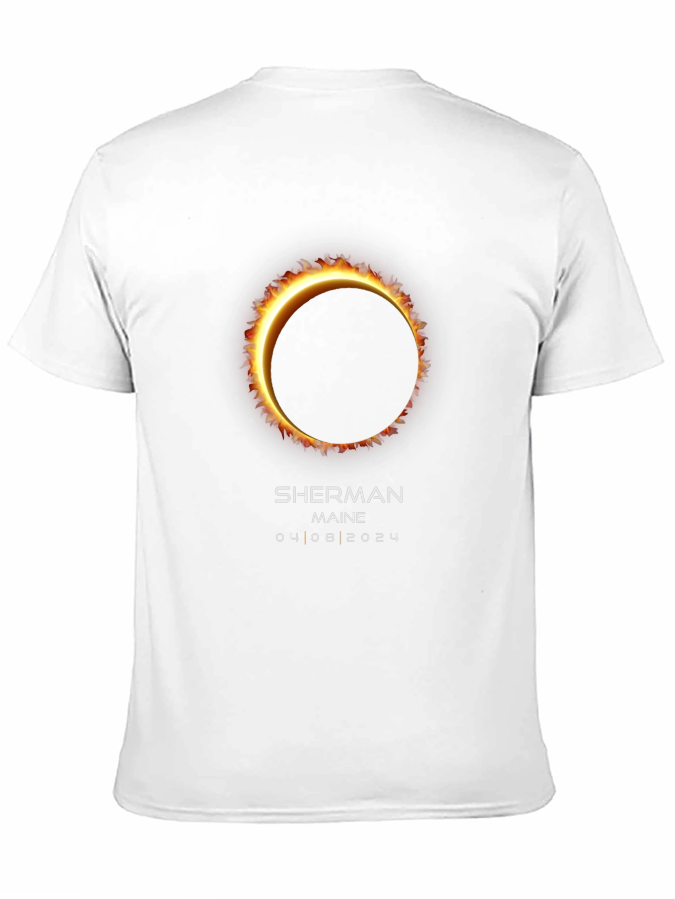 Sherman Maine Total Solar Eclipse 2024 T-Shirt