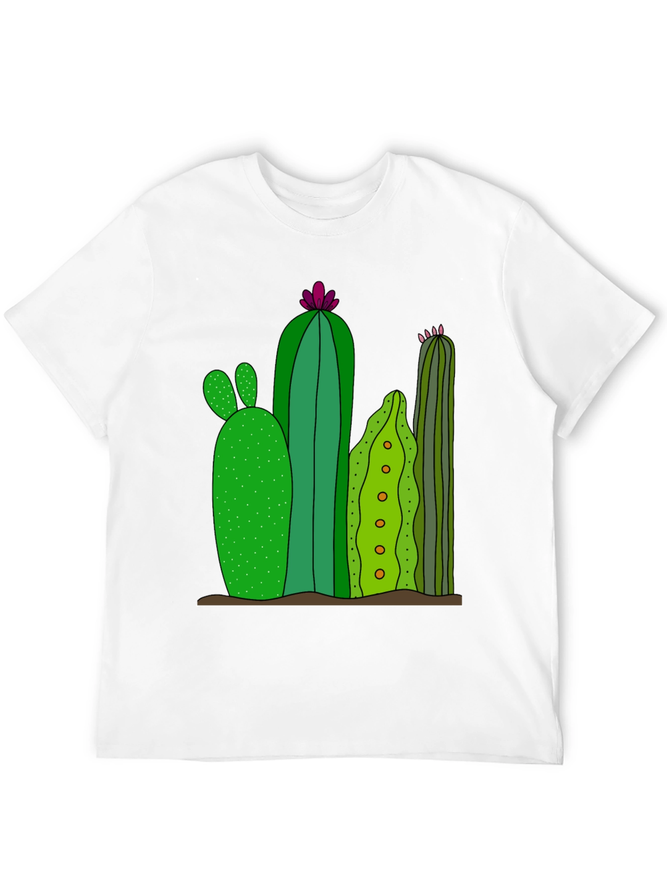 Cactus Graphic Print T-Shirt