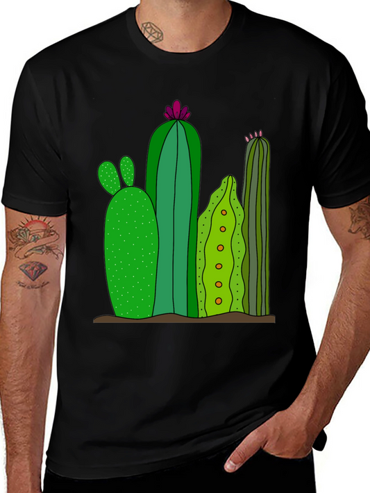 Cactus Graphic Print T-Shirt