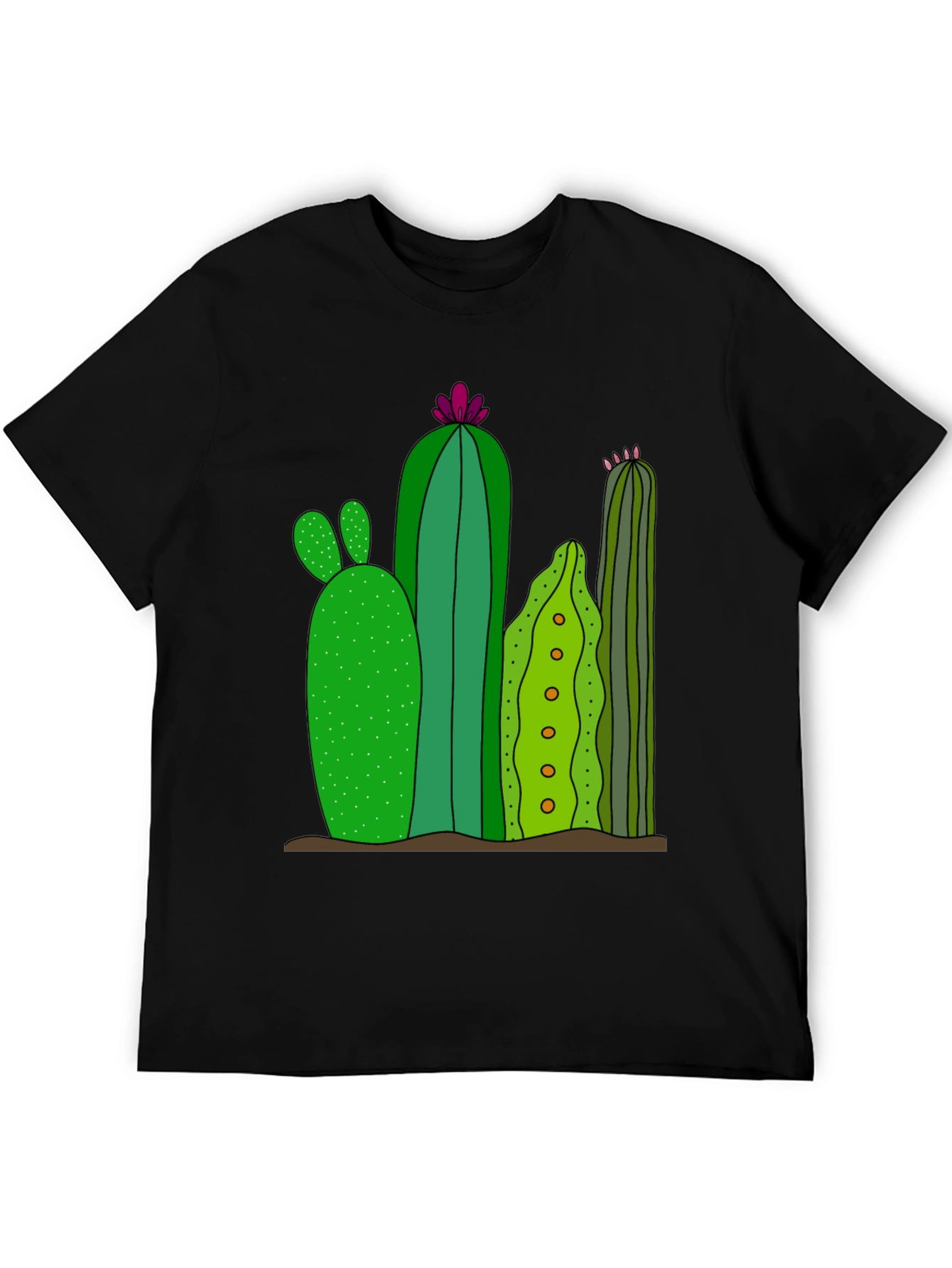 Cactus Graphic Print T-Shirt
